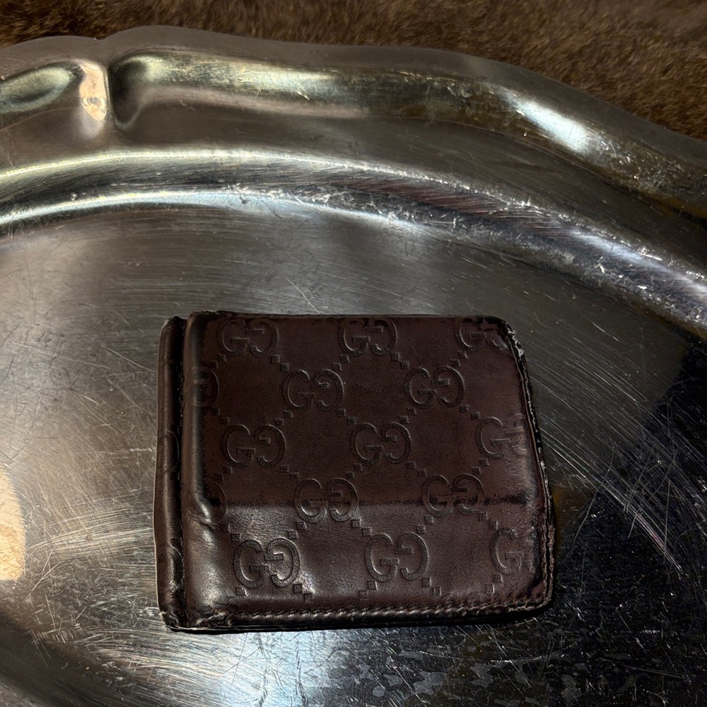 Gucci Dark Brown Leather Wallet
